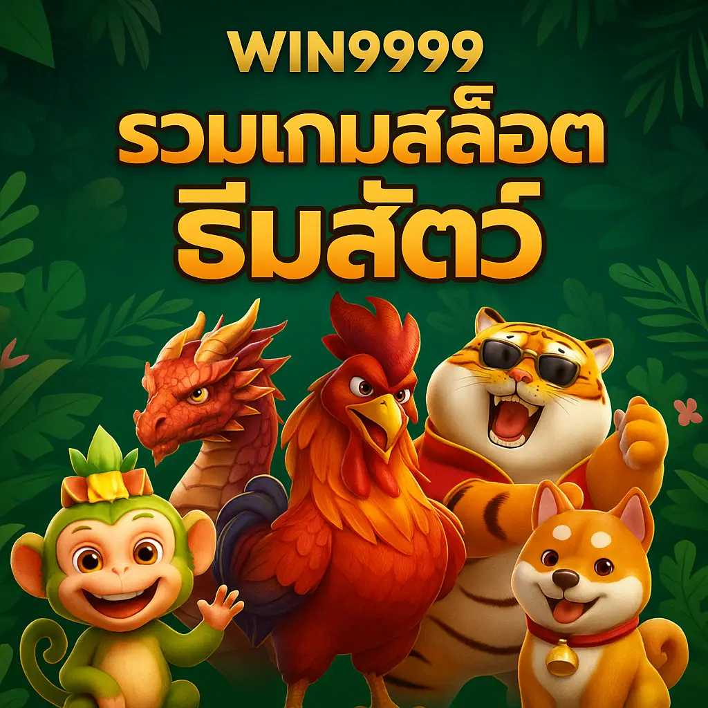 รวมเกมสล็อตธีมสัตว์ win9999